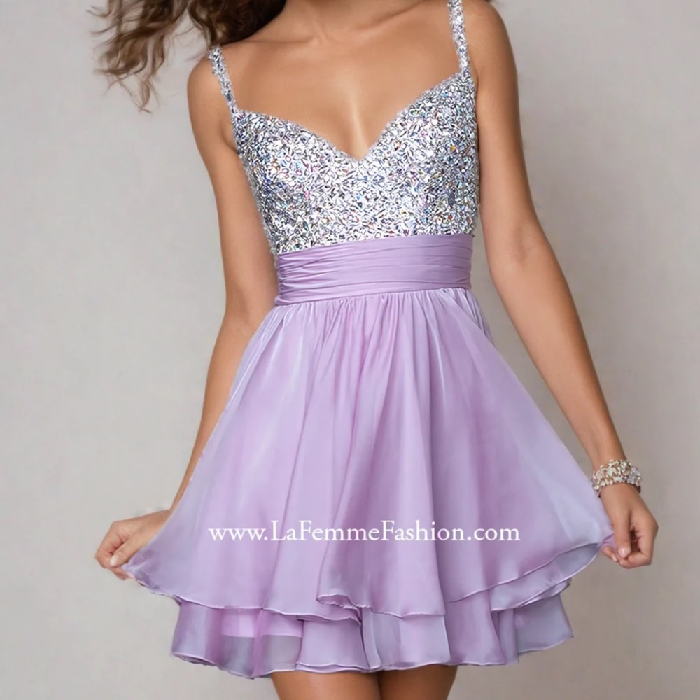 La Femme Short Gown